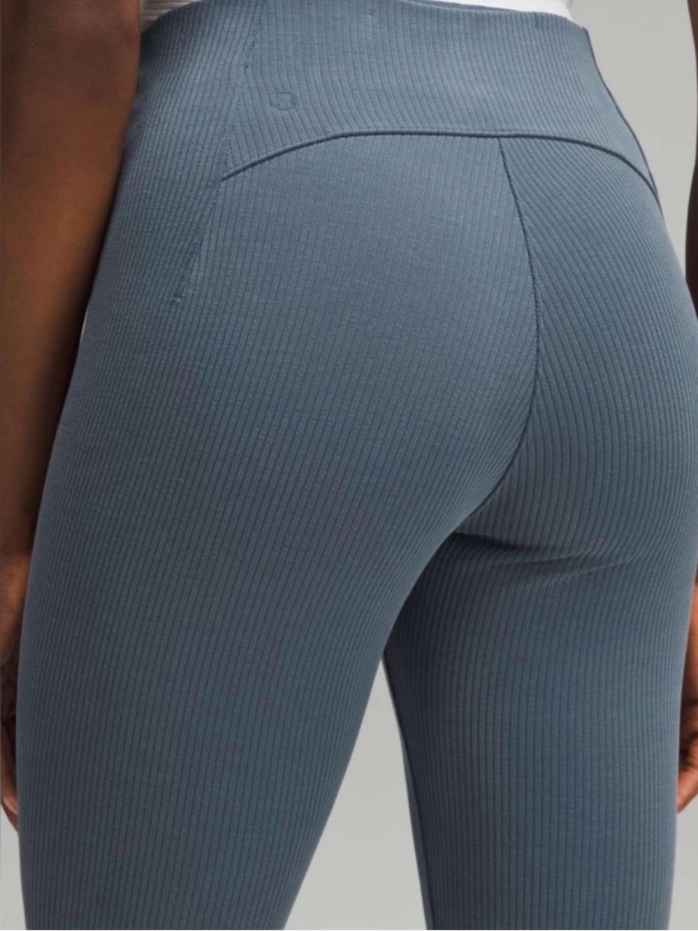 Lululemon Ribbed Softstreme Zip-Leg High Rise Pant, 4, 25” Inseam - Picture 2 of 6